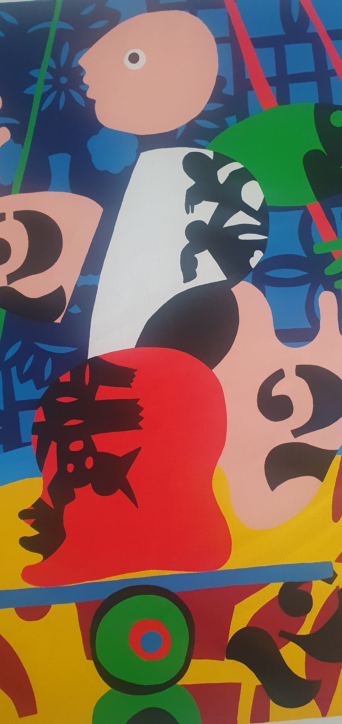 Circo, Serigrafia em tela de José de Guimarães