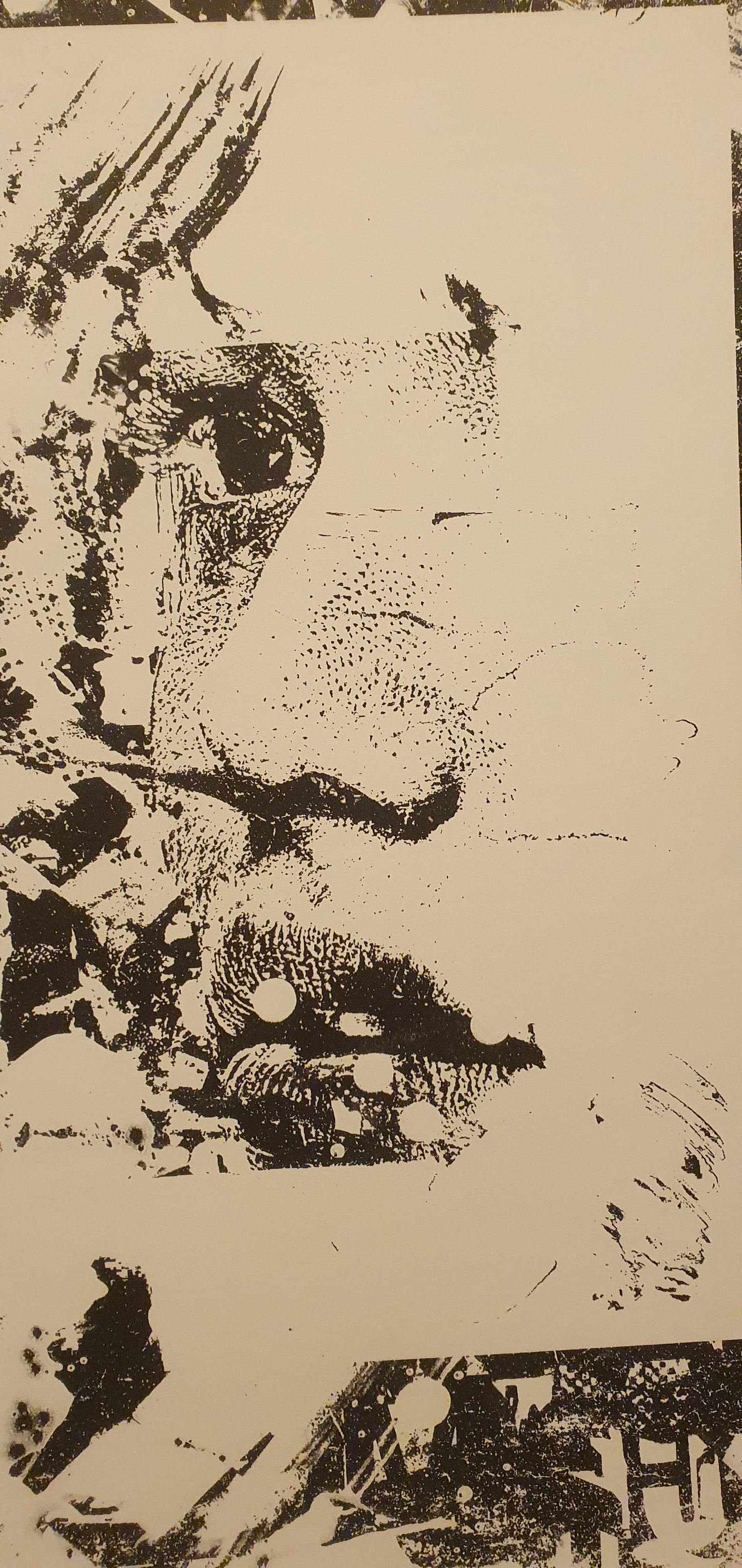 Vhils - Deplete, serigrafia