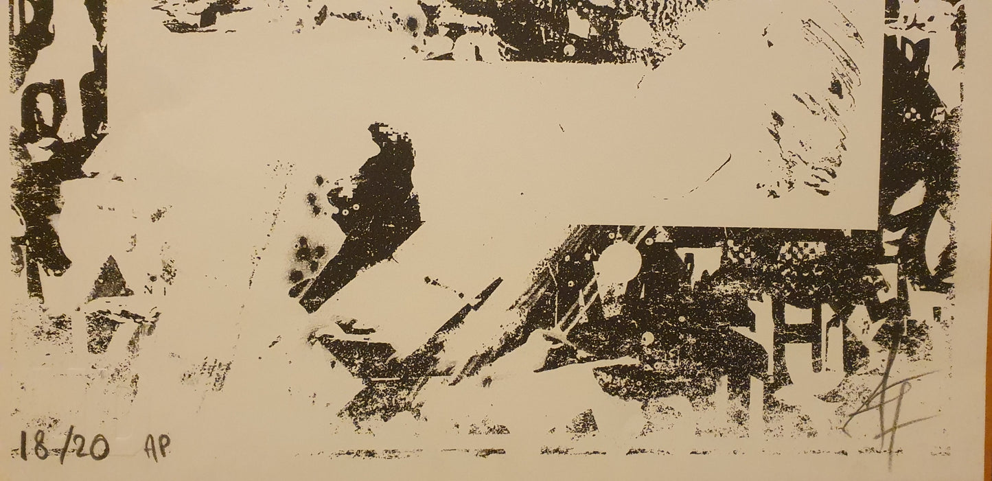 Vhils - Deplete, serigrafia