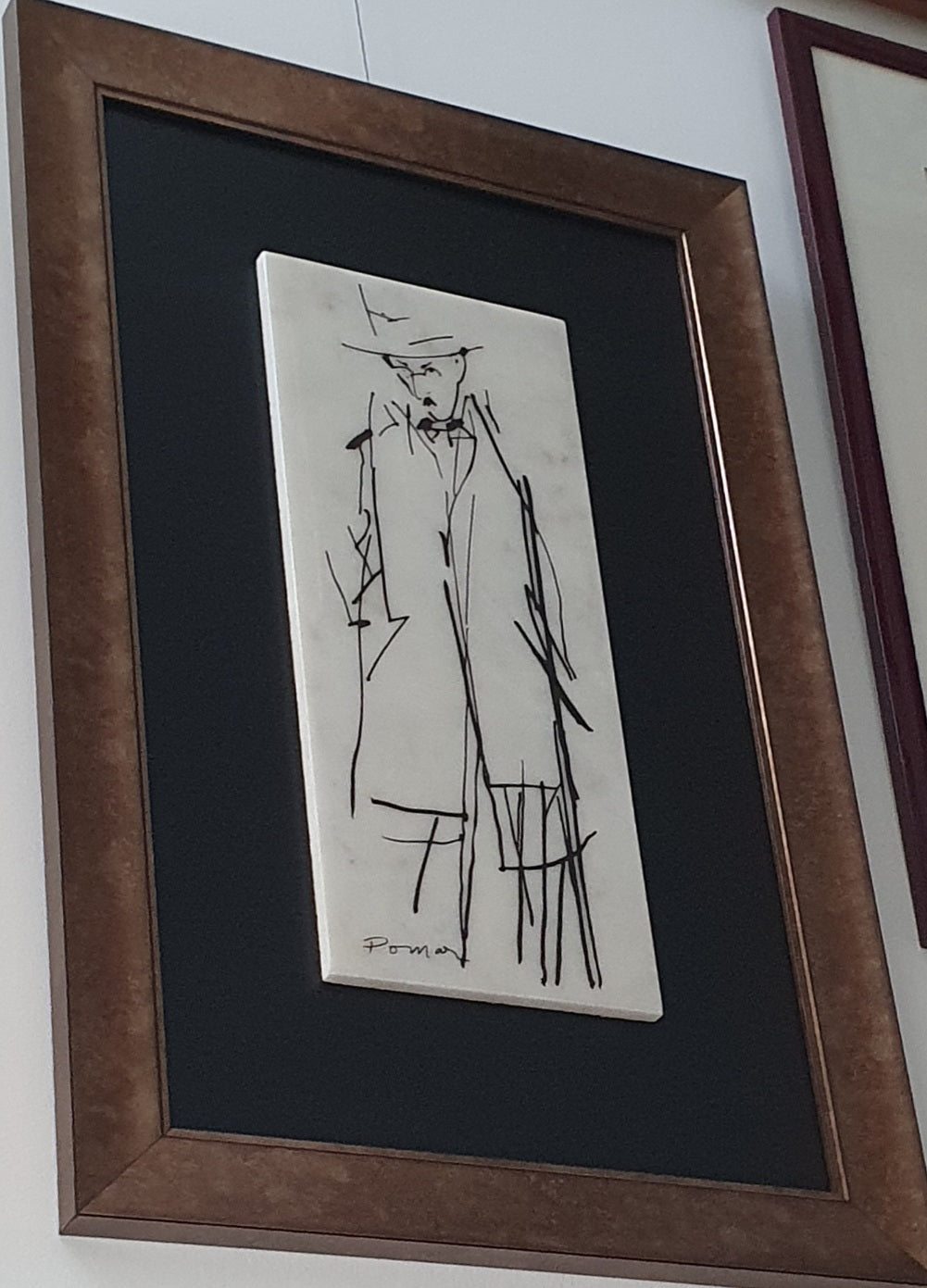Fernando Pessoa de Julio Pomar em mármore