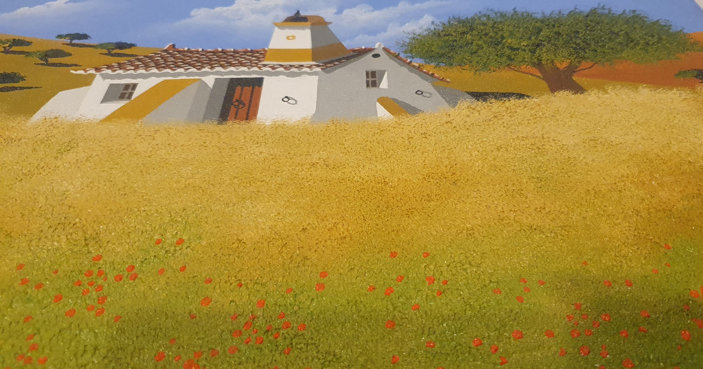 Alentejo, original em óleo sobre tela de Pedro Buisel