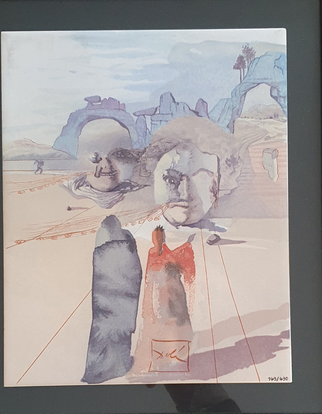Cerâmica de Salvador Dali, "Avarice et Prodigalité", A DIVINA COMÉDIA DE DANTE (PURGATÓRIO, CANTO XX)