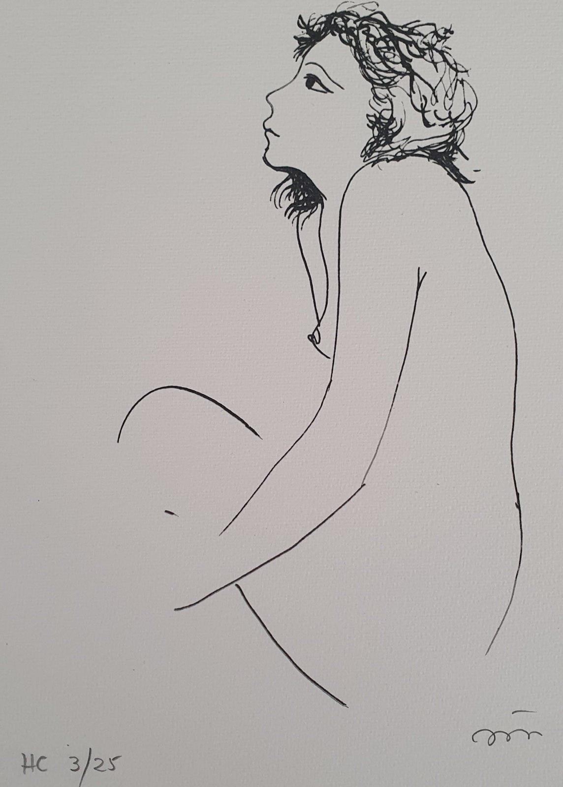 Menina, serigrafia do mestre João Cutileiro