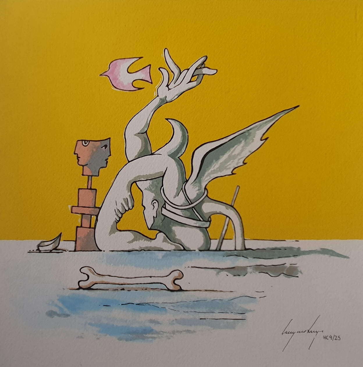 Serigrafia de Cruzeiro Seixas (sem título II)