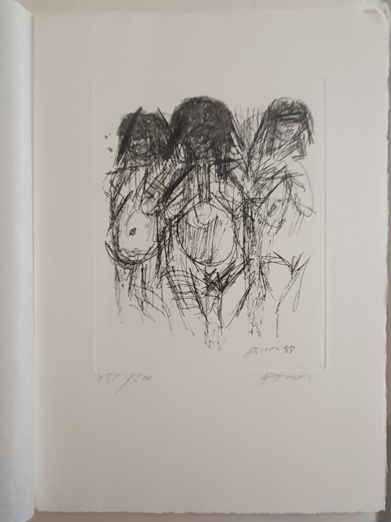 Três Índias, litografia de Júlio Pomar