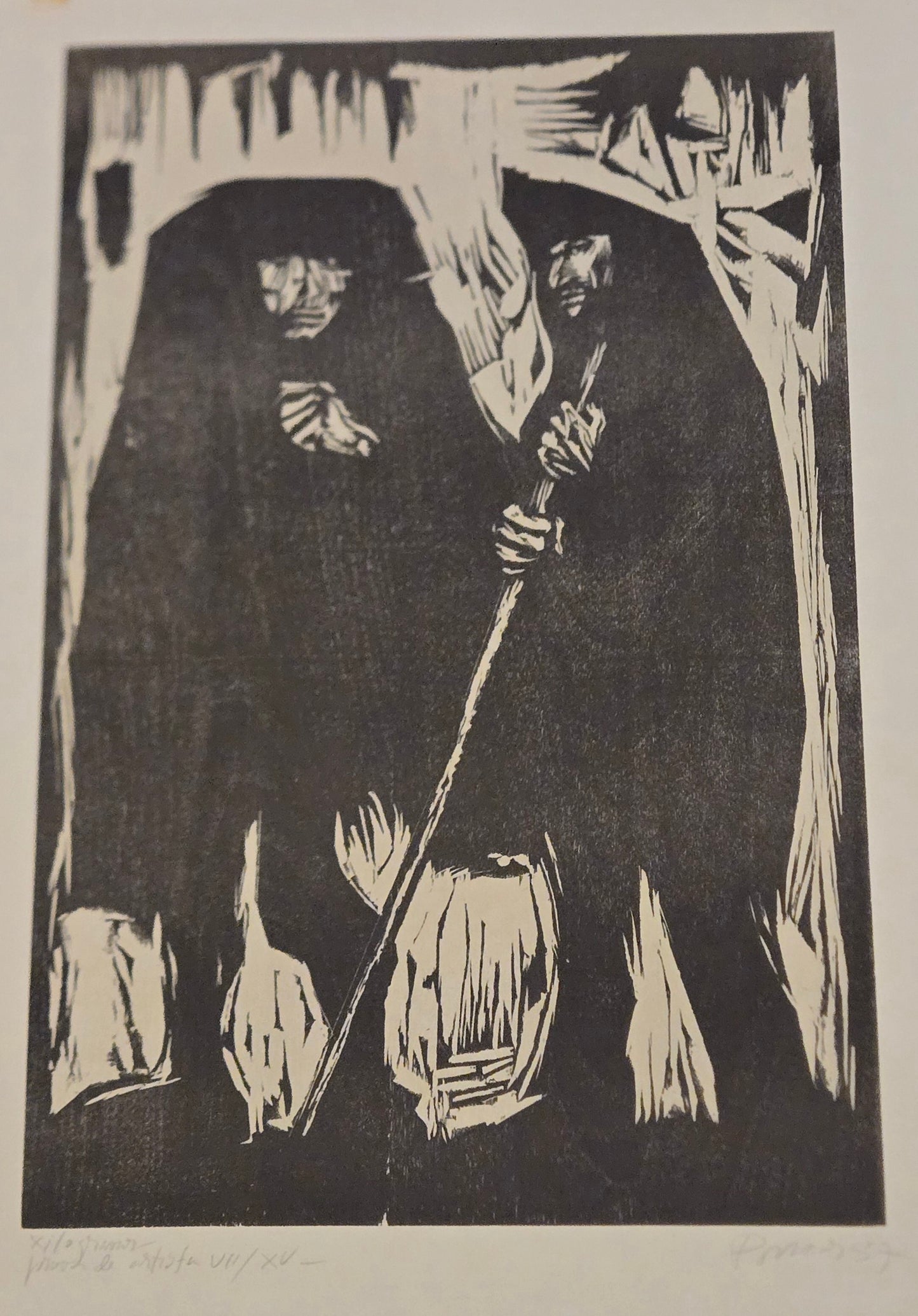 Os Pastores (Astúrias), 1957 de Júlio Pomar