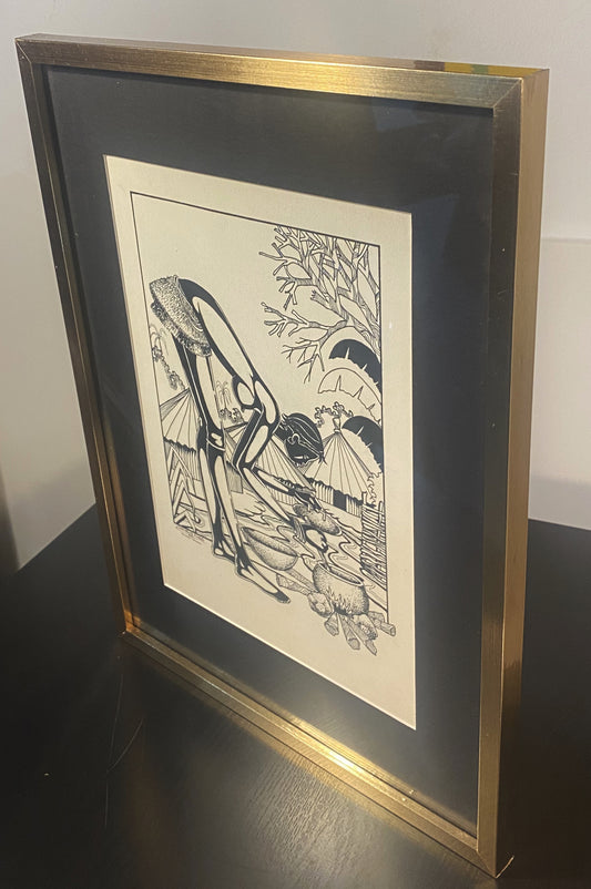 Original de pintor da Guiné Bissau, Alberto Balata