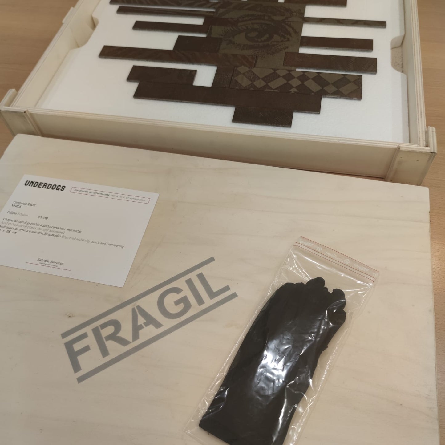 Escultura em 3d de Vhils