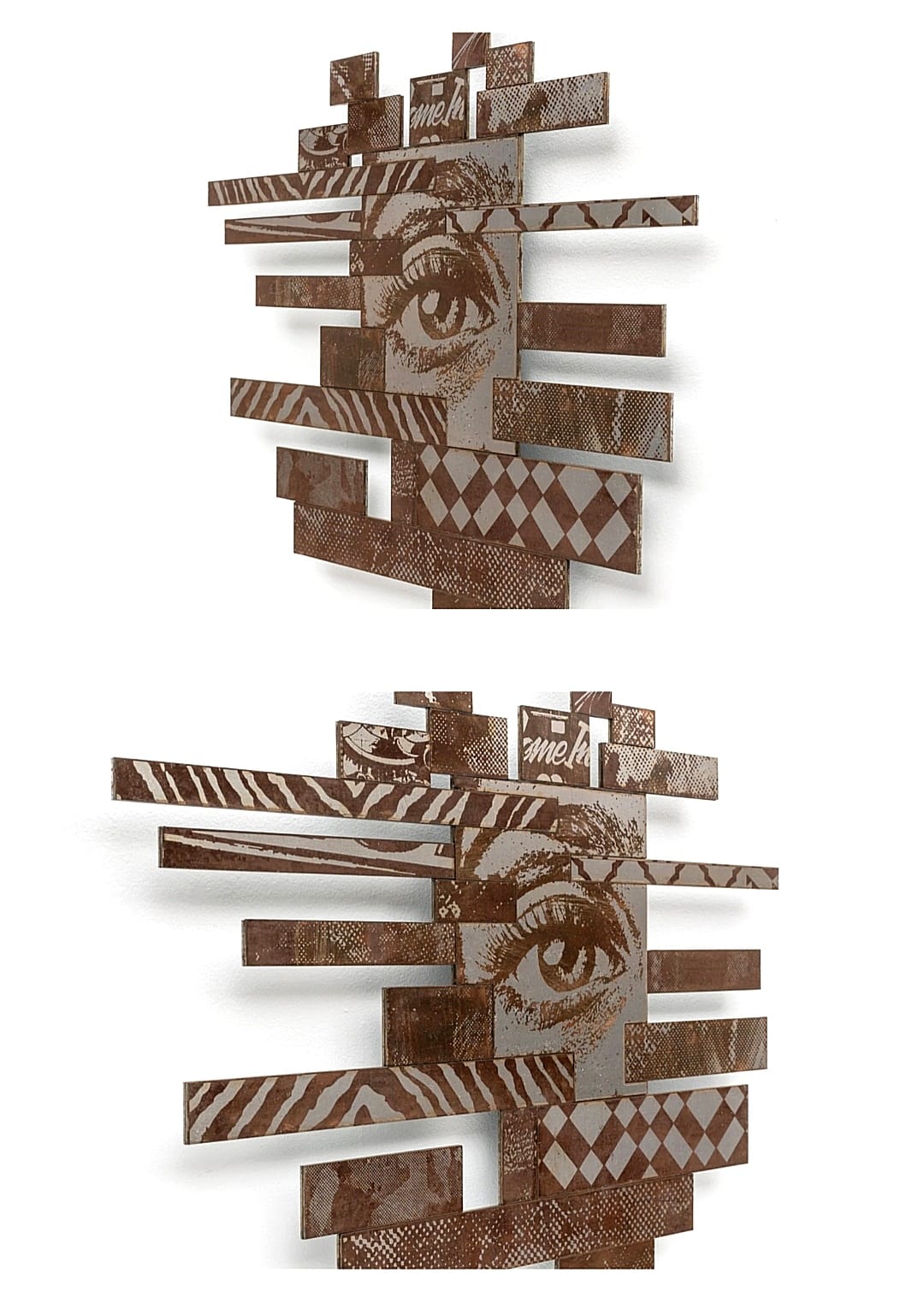Escultura em 3d de Vhils