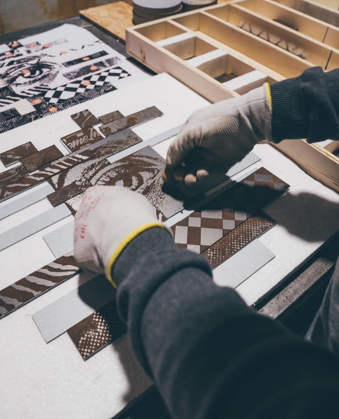 Escultura em 3d de Vhils