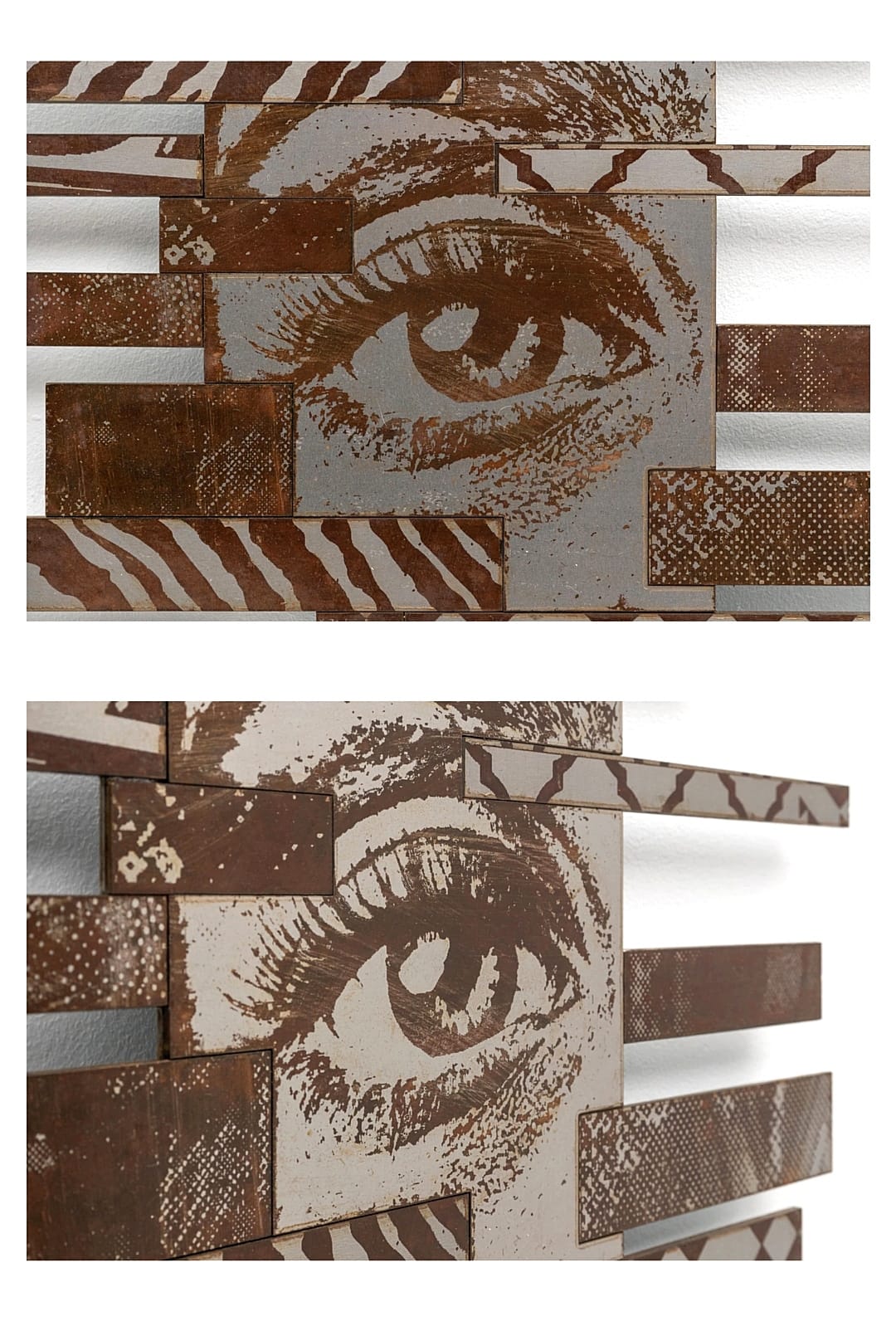 Escultura em 3d de Vhils