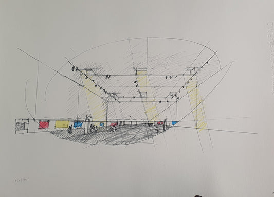 Desenho para Cabrita Reis, de  EDUARDO SOUTO DE MOURA