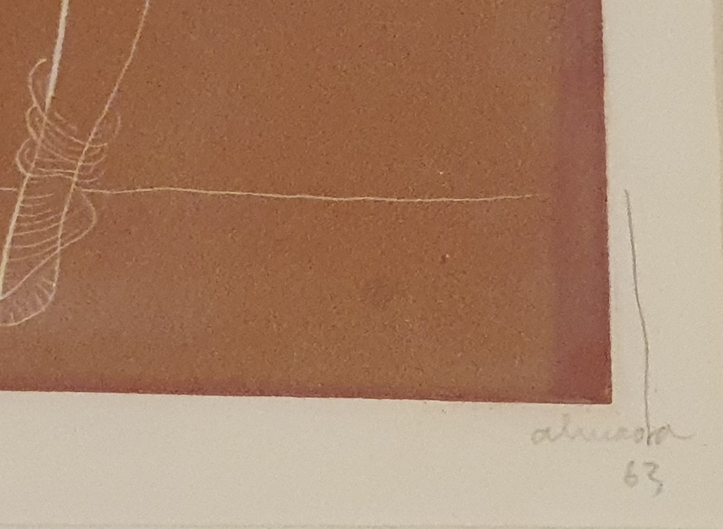 "A meia", 1963, obra de Almada Negreiros