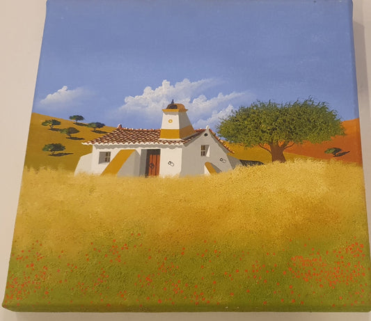 Alentejo, original em óleo sobre tela de Pedro Buisel