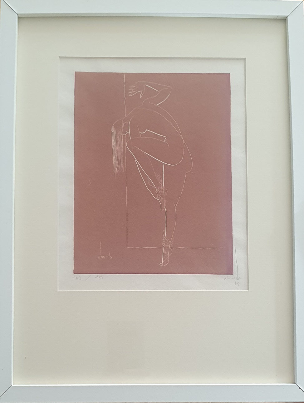 "A meia", 1963, obra de Almada Negreiros