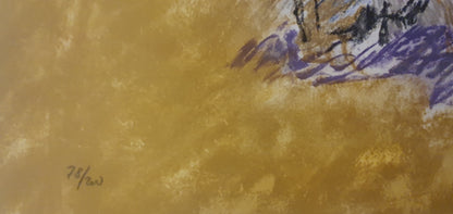 Júlio Resende, serigrafia de grande dimensão