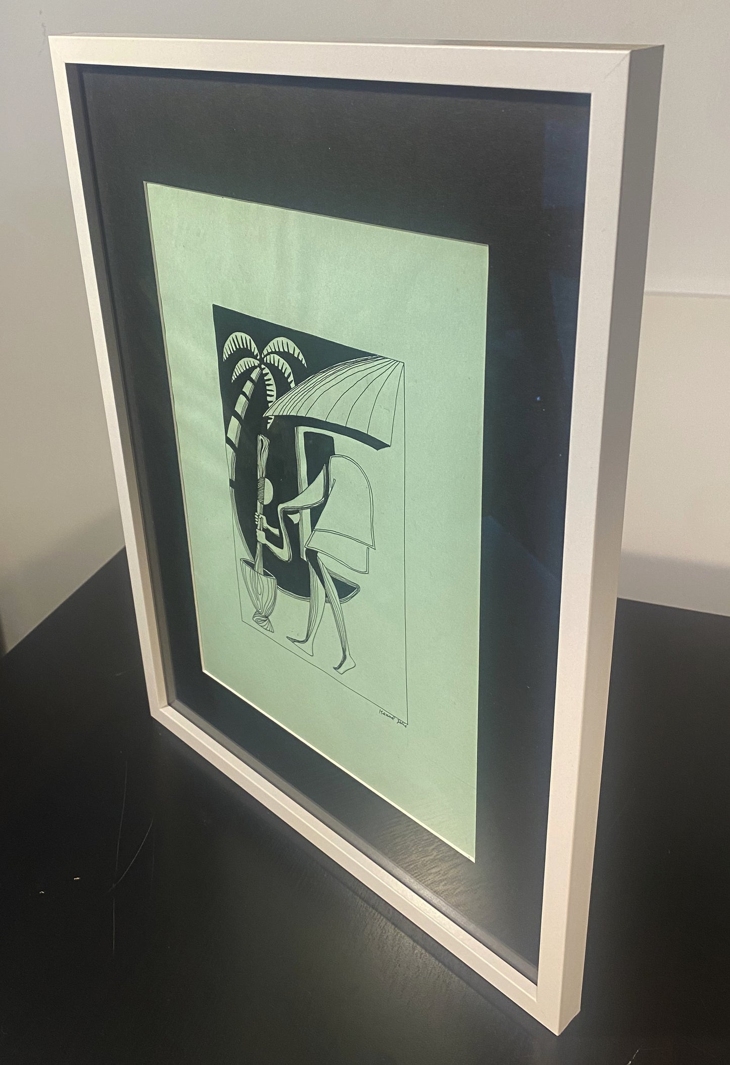 Original de pintor da Guiné Bissau, Manuel Júlio