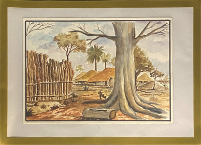 Original de pintor da Guiné Bissau, Fernando Júlio