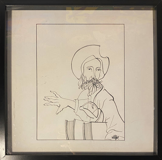 Retrato de D. Quixote, Original da série D. Quixote do mestre Velhô