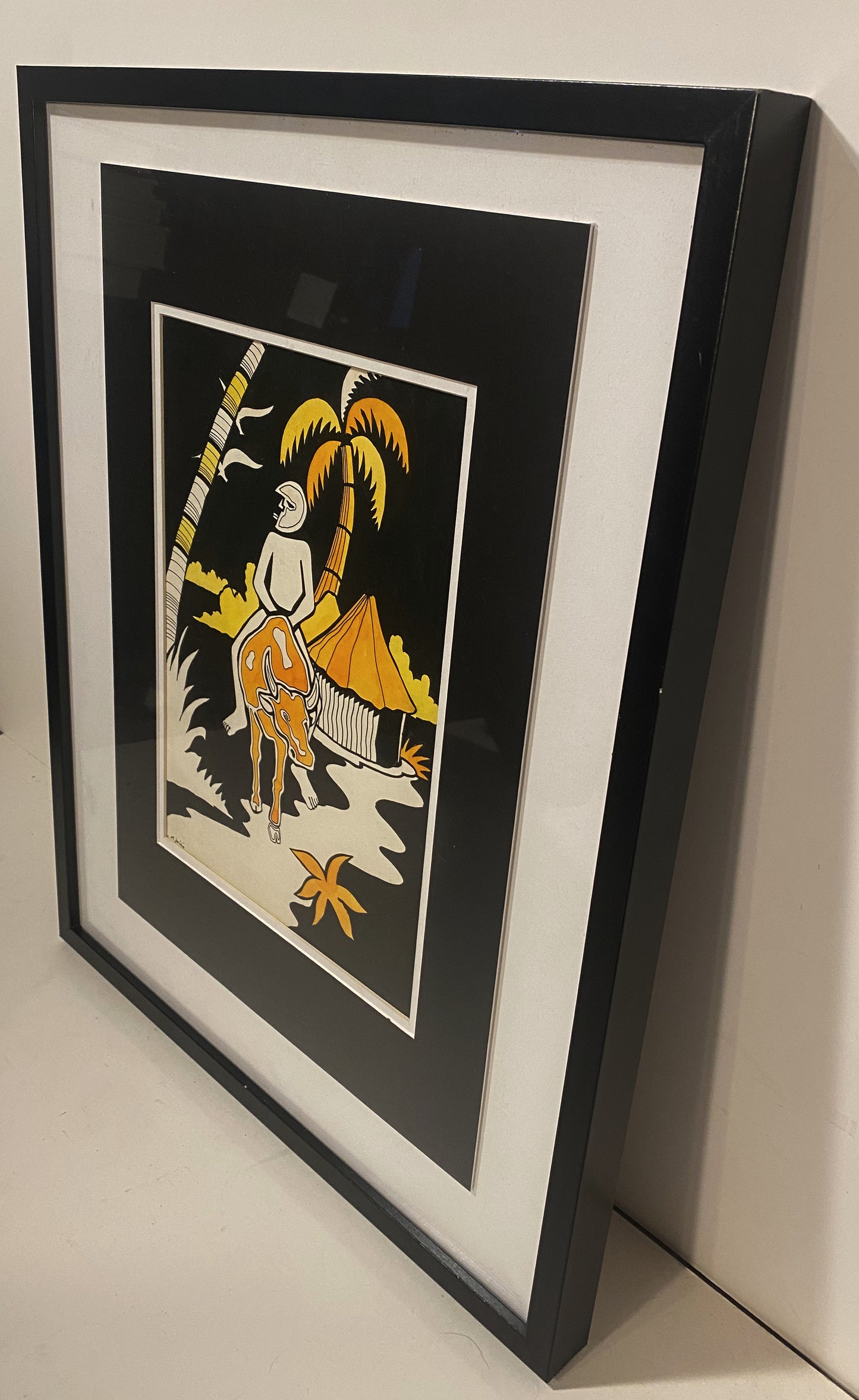 Original de pintor da Guiné Bissau, M. Júlio