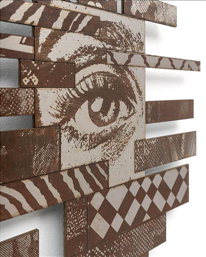 Escultura em 3d de Vhils