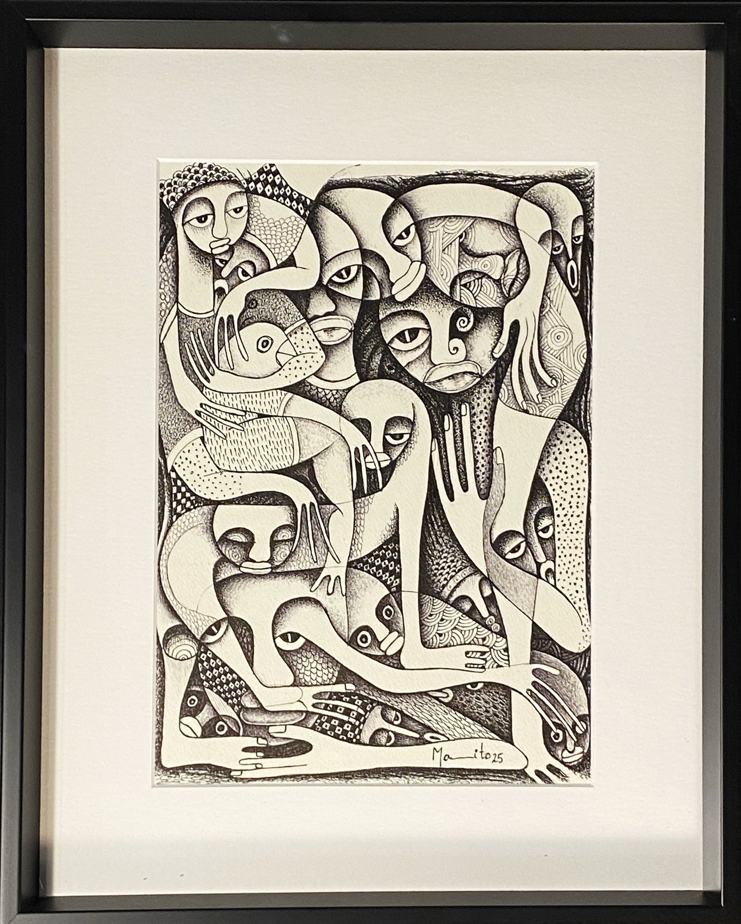 Pintura original 3 de Mamito -  Arte Africana: Moçambique