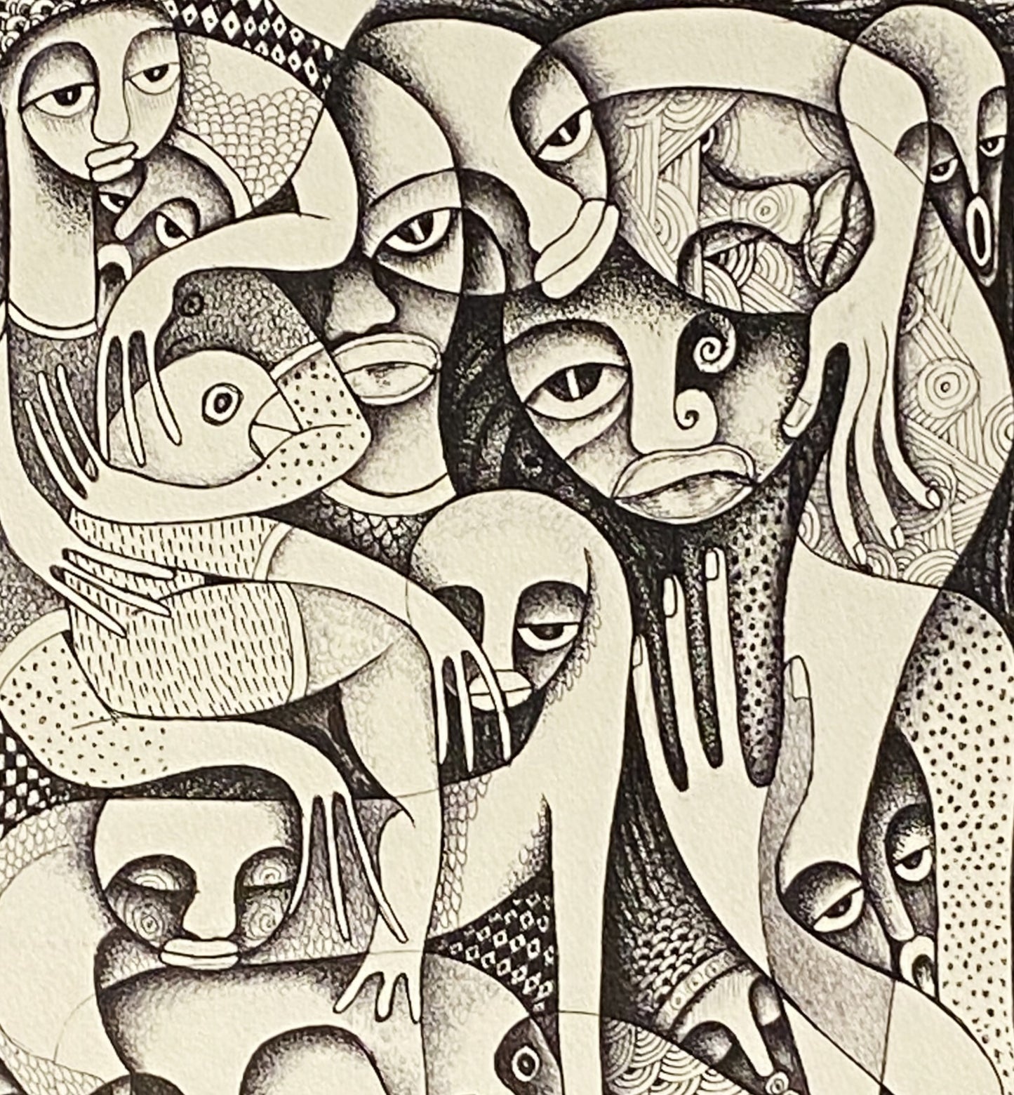 Pintura original 3 de Mamito -  Arte Africana: Moçambique