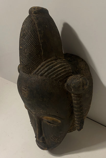 Máscara Africana: Escultura possívelmente do Congo anos 60