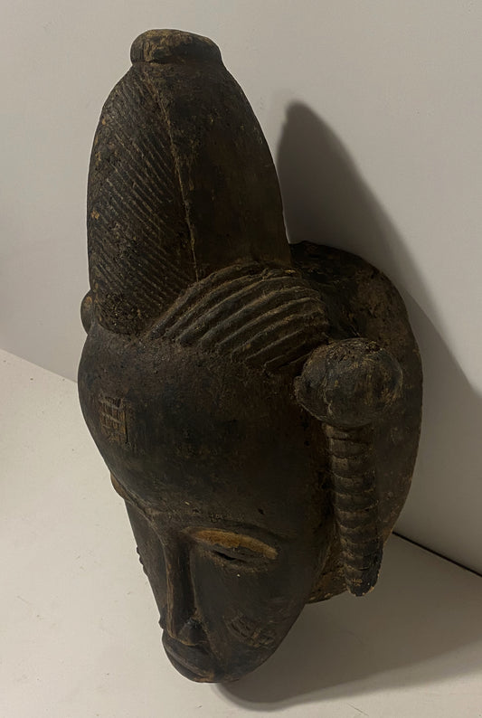 Máscara Africana: Escultura possívelmente do Congo anos 60