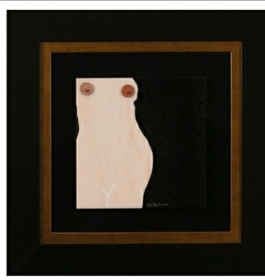 Espectacular escultura de nú feminino do mestre Cutileiro)