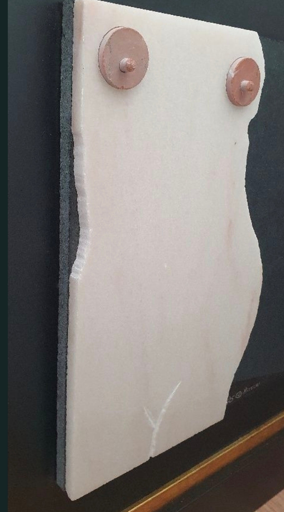 Espectacular escultura de nú feminino do mestre Cutileiro)